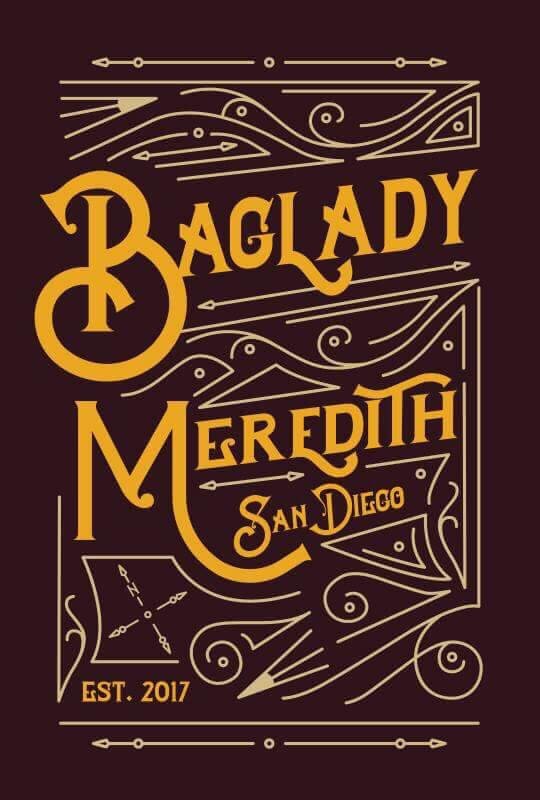 baglady meredith san diego logo