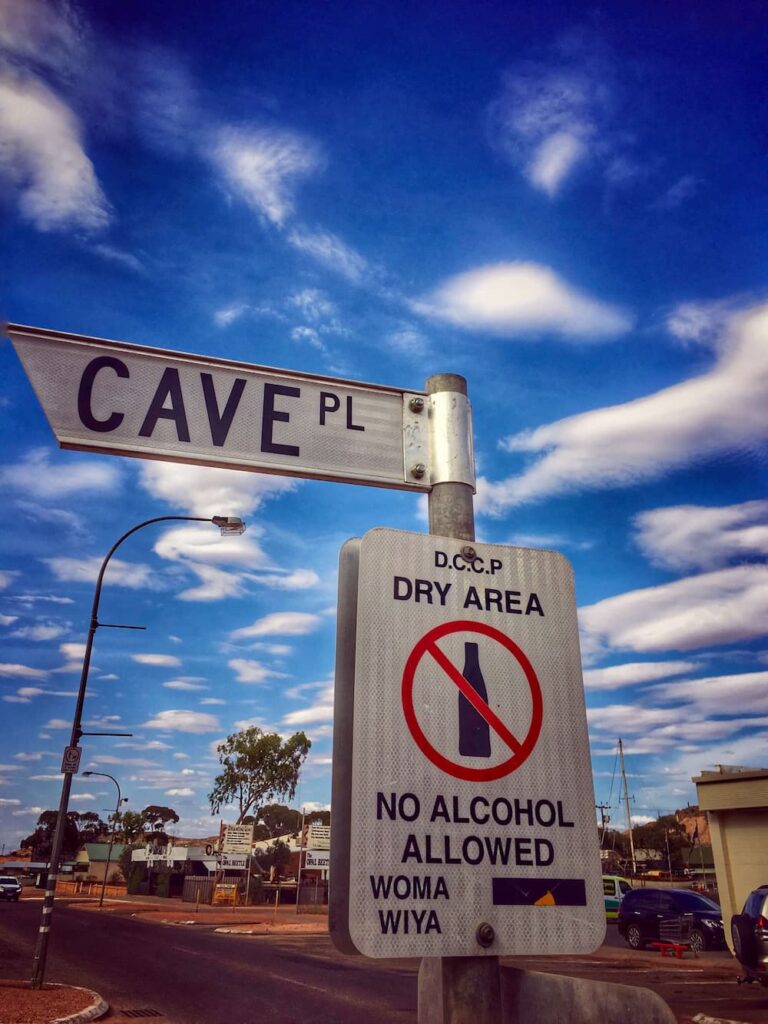 Dry areas are common in the Outback