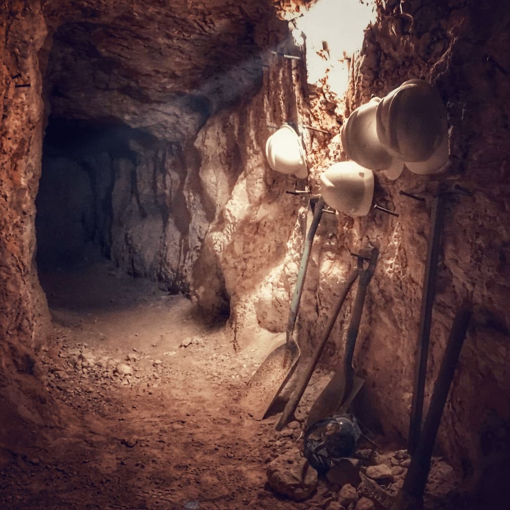 The cave town of Coober Pedy