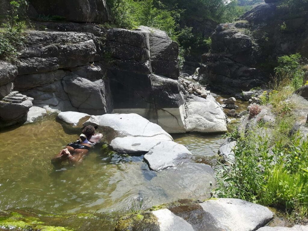 Sunbathing in natural pools in Kratovo: one of the most memorable cities from around the globe