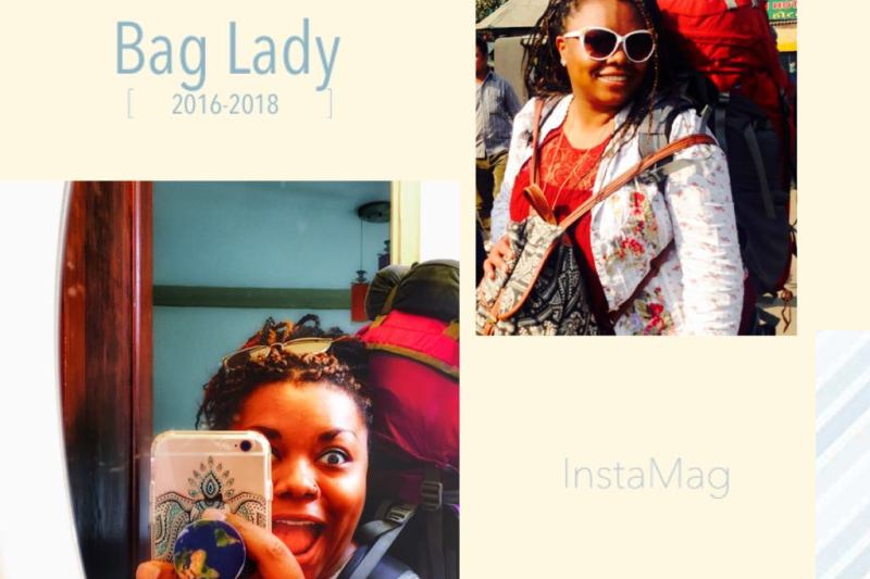 Bag Lady 2016-2018 InstaMag photos of Meredith backpacking