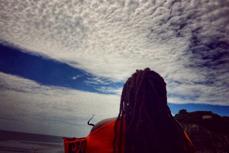 Meredith finding serenity in thailand with beautiful clouds in the sky