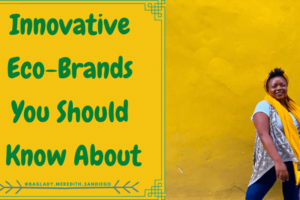 innovative eco brands you should know about pin with Meredith in background against a yellow wall