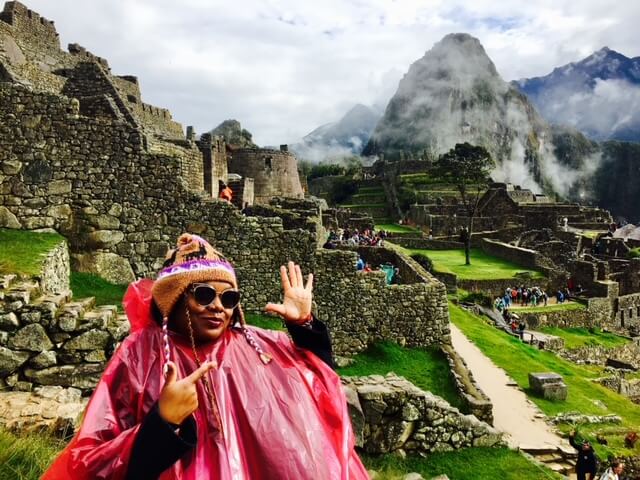 Meredith San Diego at Machu Picchu in Peru. A popular tourist destination undergoing massive changes.