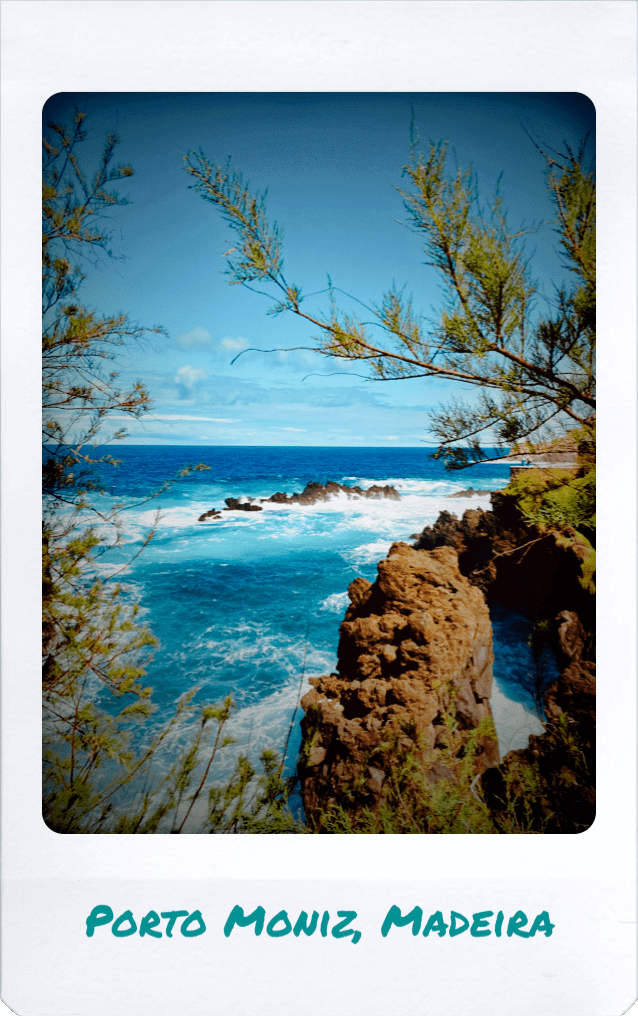 Views in Port Moniz, while solo female traveling in Madeira