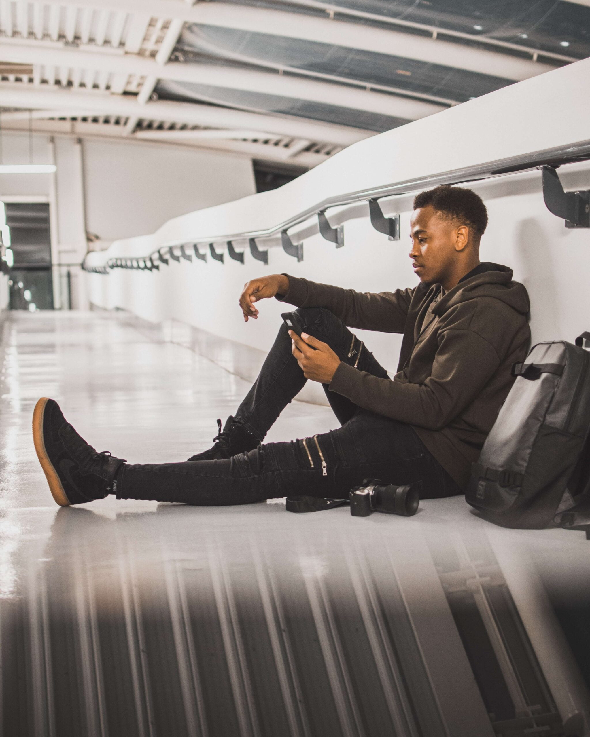Staying Connected While Traveling as captured by Collins Lesulie: via Unsplash
