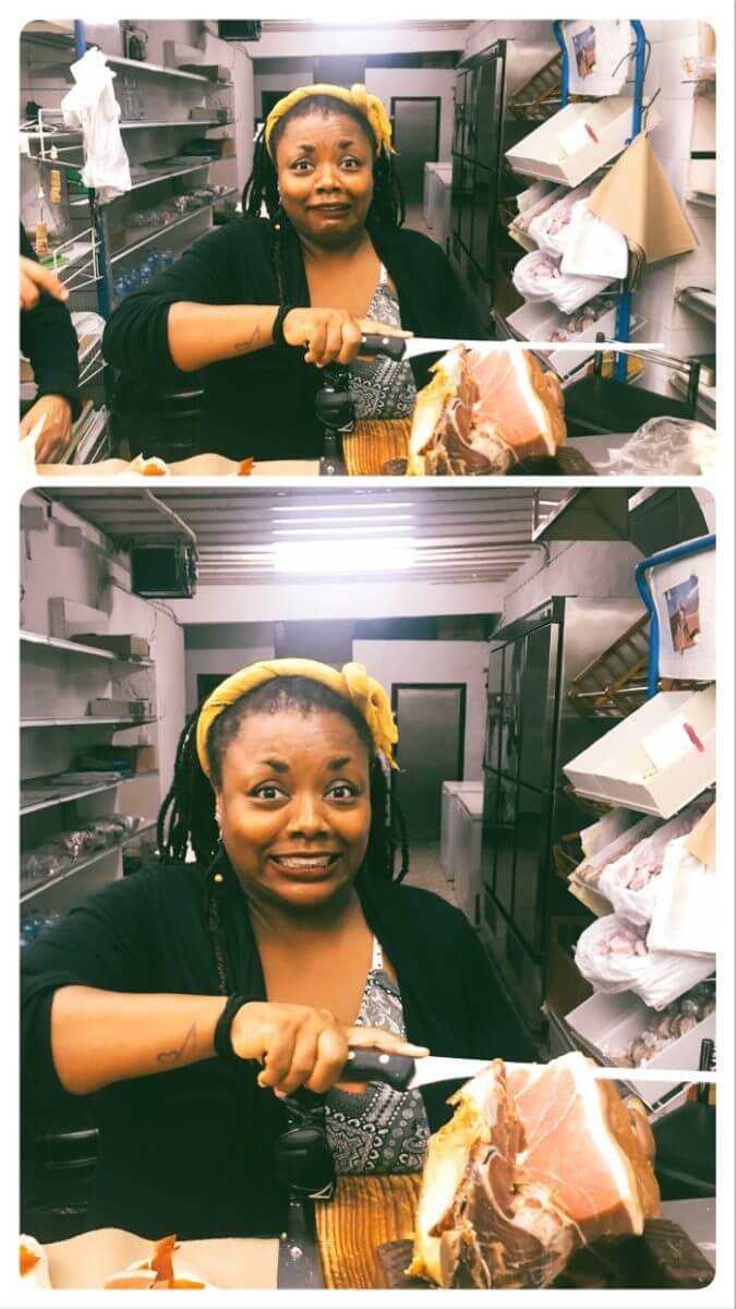 Slicing Jamon is not for untalented carvers.