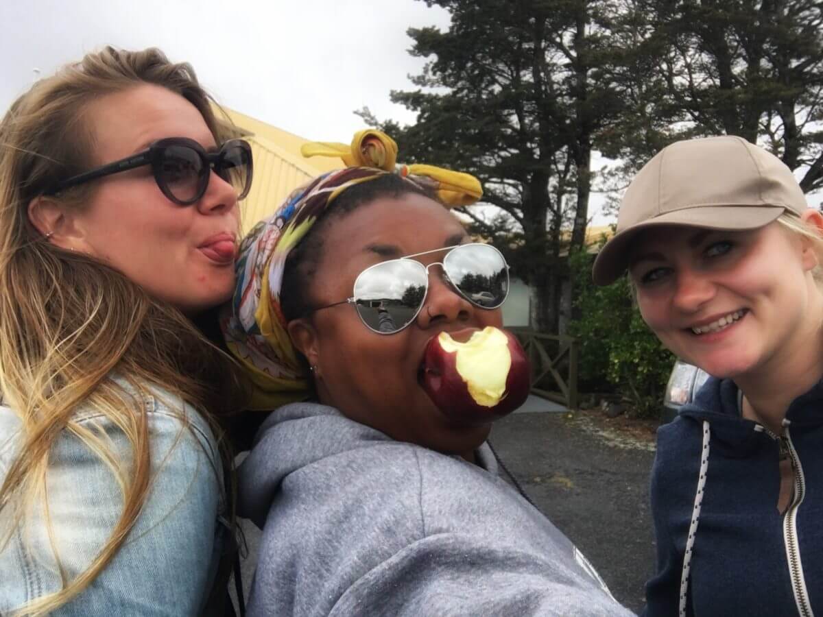 When you make friends solo traveling and then visit other countries together.
