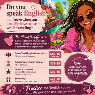 travel english graphic